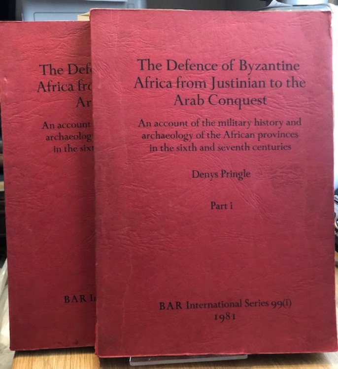 The Defence of Byzantine Africa from Justinian to the Arab Conquest. Parts I and II. In two volumes