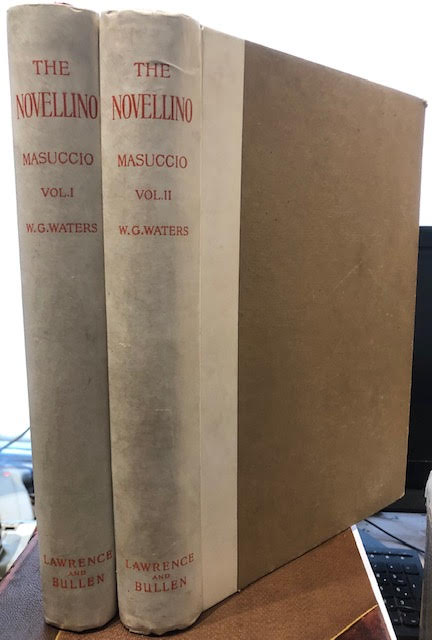 The Novellino. In two volumes