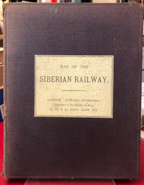 Map of the Siberian Railway : Stanford's Map of the Siberian Railway, The Great Land Route to China and Korea