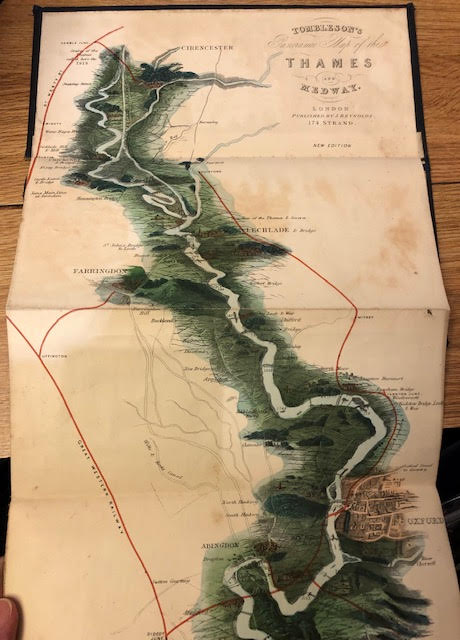 Tombleson's Panoramic Map of the Thames and Medway