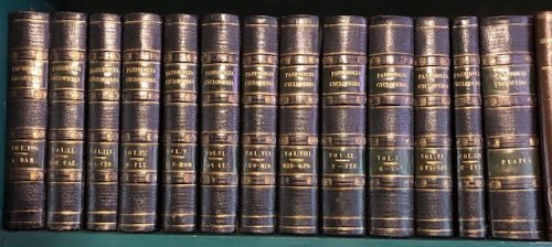 Pantologia : A New Cyclopaedia, Comprehending a complete series of Essays, Treatises, and Systems, alphabetically arranged; with a General Dictionary of Arts, Sciences, and Words: the Whole presenting a Distinct Survey of Human Genius, Learning and Industry. In thirteen volumes
