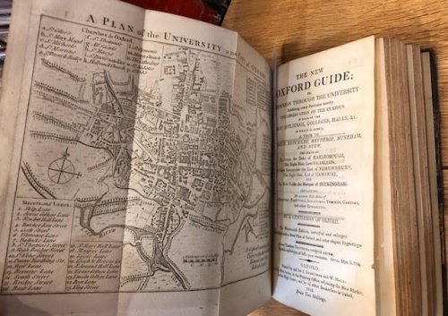 The Oxford University and City Guide, on a New Plan : Containing a Full Description of the Colleges, Halls, Public Buildings, Libraries . [bound with] The New Oxford Guide : Or, Companion Through the University . 2 works bound in 1