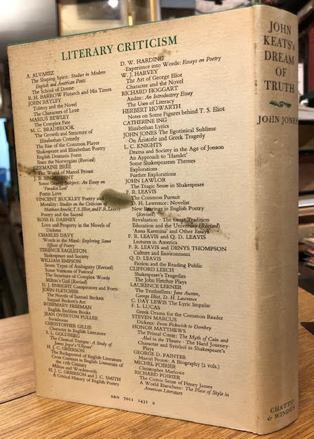 John Keats's Dream of Truth