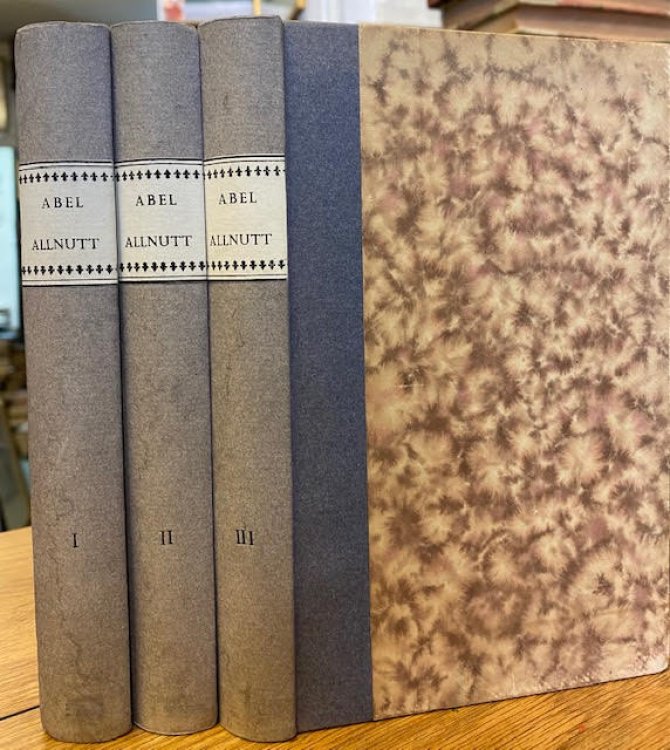 Abel Allnutt : A Novel. In three volumes