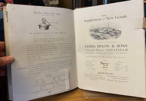 Catalogue of James Dixon & Sons Cornish Place, Sheffield. [Silversmiths].
