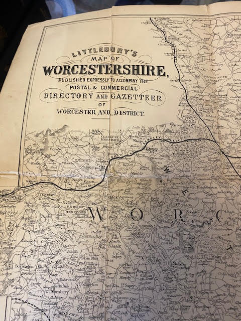Cruchley's New Map of Worcester, showing the Railways, Roads, Parks, &c. Based on the Ordinance Survey
