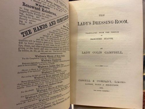 The Lady's Dressing-Room: Translated from the French of Baroness Staffe