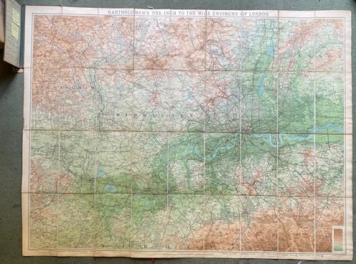 Bartholomew's One Inch to the Mile Environs of London