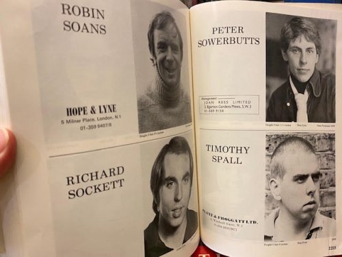 Spotlight Actors Edition 1979-80 Edition Actors A-K and L-Z in 2 Volumes