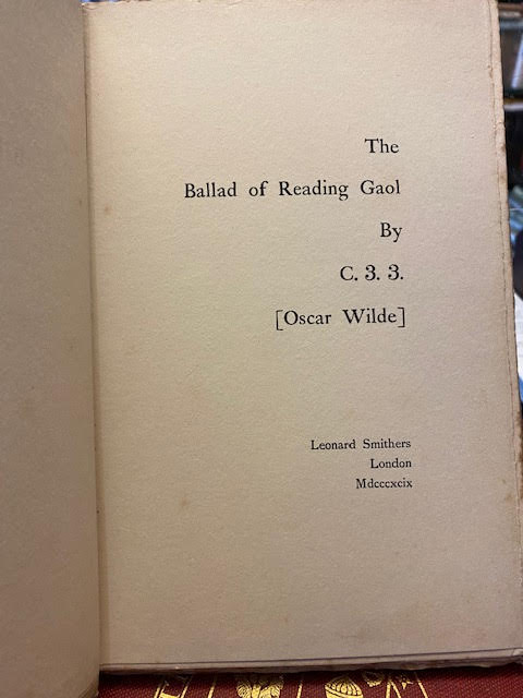 The Ballad of Reading Gaol