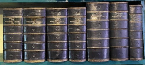 Journal Of The Royal Microscopical Society; Containing Its Transactions And Proceedings And A Summary Of Current Researches Relating To Zoology And Botany (Principally Invertabrata And Cryptogamia) Microscopy (seven volumes 1884-90)