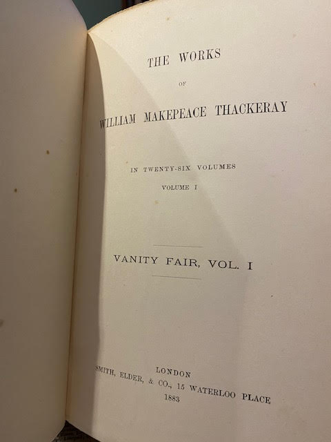 The Works of William Makepeace Thackeray. (26 volumes)