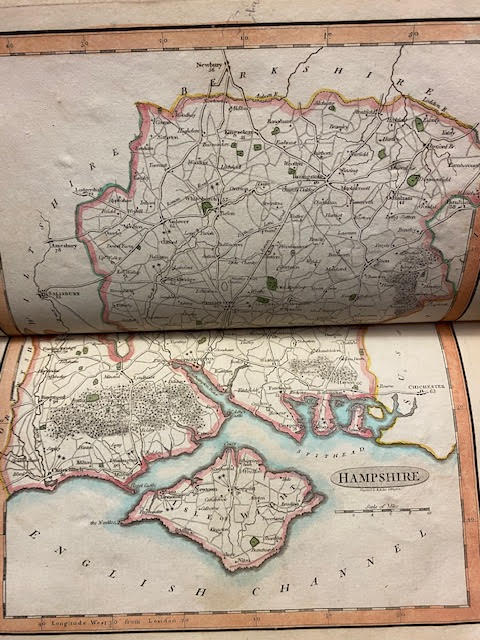 Maps of the several counties and shires in England, with the Pricipality of Wales