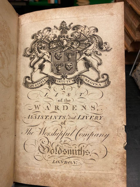 Image for A List of the Wardens, Assistants, and Livery, of the Worshipful Company of Goldsmiths A List of the Wardens, Assistants, and Livery, of the Worshipful Company of Goldsmiths