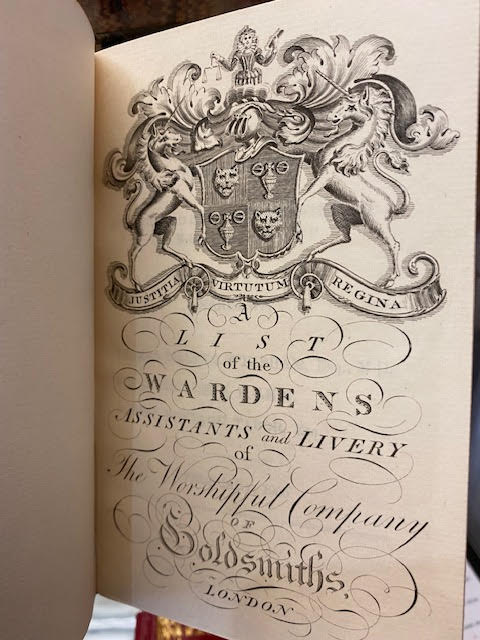 Image for A List of the Wardens, Assistants, and Livery, of the Worshipful Company of Goldsmiths A List of the Wardens, Assistants, and Livery, of the Worshipful Company of Goldsmiths