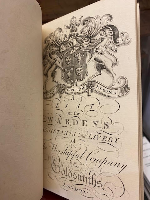 Image for A List of the Wardens, Assistants, and Livery, of the Worshipful Company of Goldsmiths A List of the Wardens, Assistants, and Livery, of the Worshipful Company of Goldsmiths