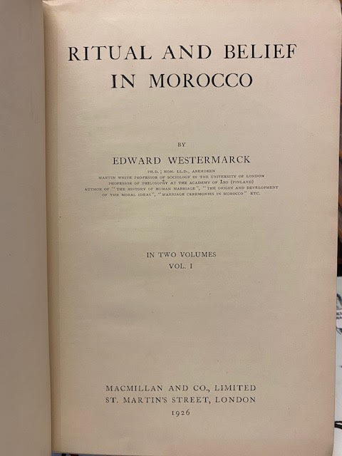 Ritual and Belief in Morocco