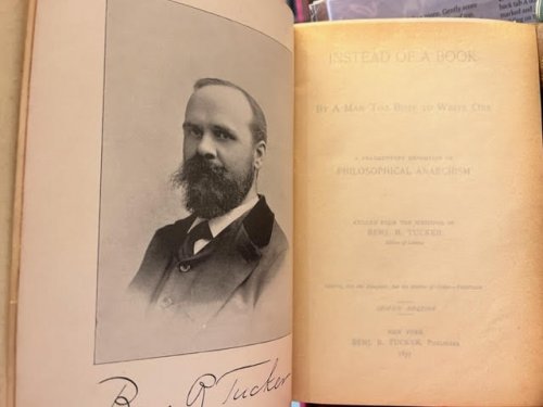 Instead of a Book, By a Man Too Busy to Write One, A Fragmentary Exposition of Philosophical Anarchism