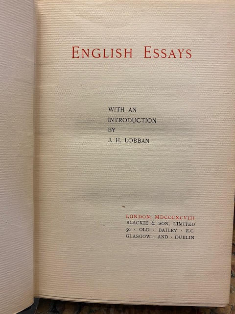 English Essays