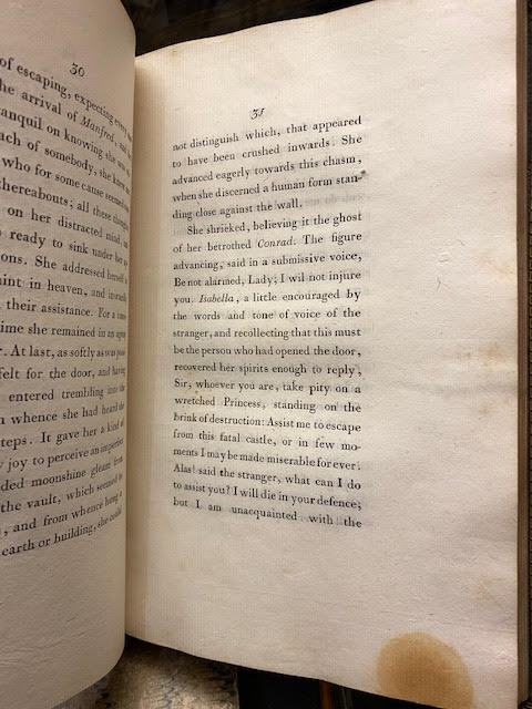 The Castle of Otranto, A Gothic Story. Translated by William Marshal, Gent. From the Original Italian of Onuphrio Muralto, Canon of the Church of St. Nicholas at Otranto