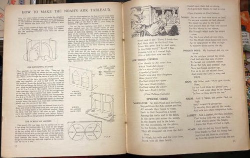 Noah and the Ark; The Bible Story Told in Verse Form, Illustrated with Coloured Tableaux and Decorations to Text : Medallion Tableau Book, No. 1