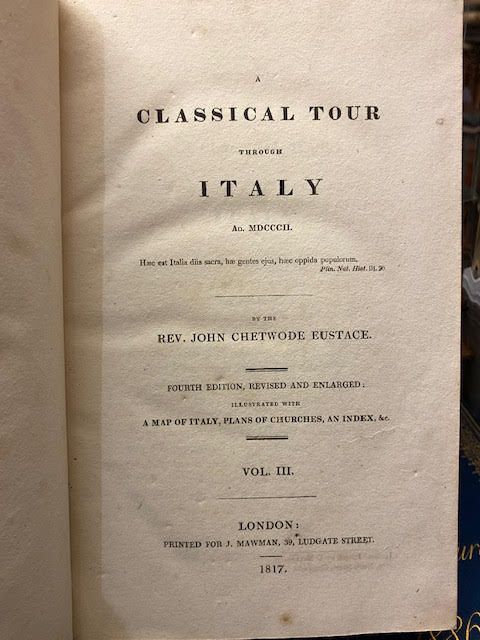 A Tour through Italy (volumes 3 & 4)
