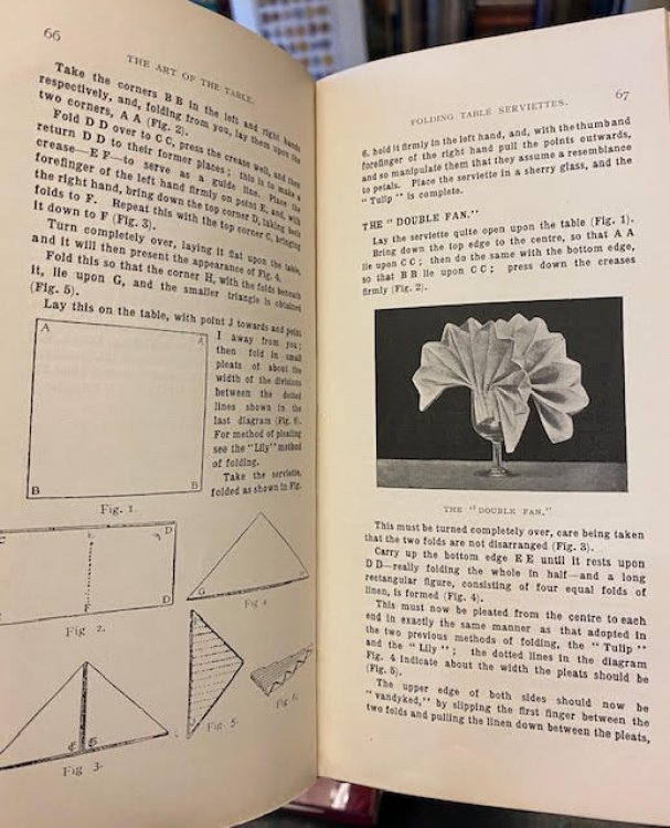 The Art of The Table: Including How to Wait at Table, How To Fold Napkins and How to Carve