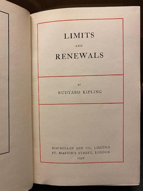 Limits and Renewals