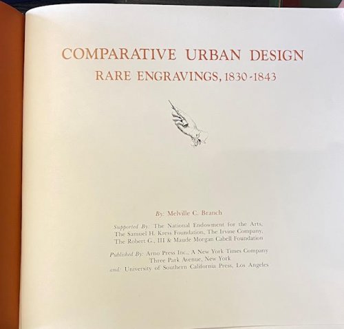 Comparative Urban Design: Rare Engravings, 1830-1843