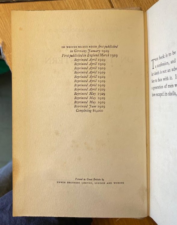 All Quiet On the Western Front