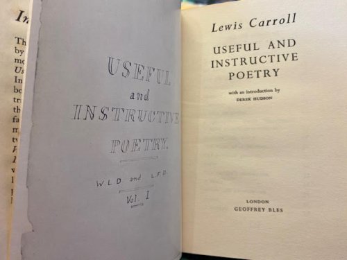 Useful and Instructive Poetry