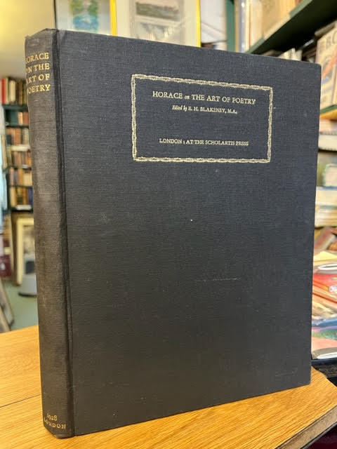 Horace on the Art of Poetry: Latin Text, English Prose Translation, Introduction and Notes, Together with Ben Jonson's English Verse Rendering