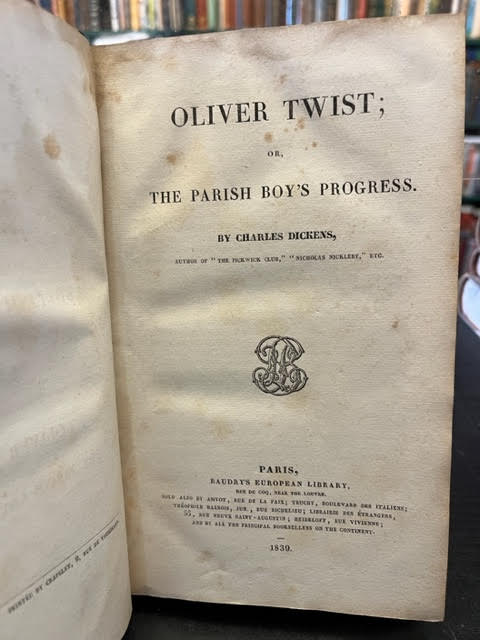 Oliver Twist; or, The Parish Boy's Progress