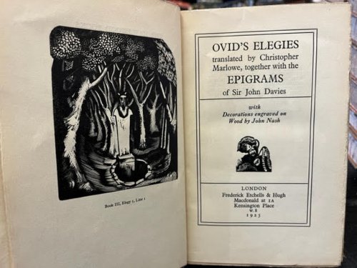 Ovid's Elegies [.] together with the Epigrams of Sir John Davies