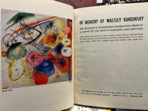 In Memory of Wassily Kandinsky: The Solomon R. Guggenheim Foundation Presents a Survey of the Artist's Paintings and Writings