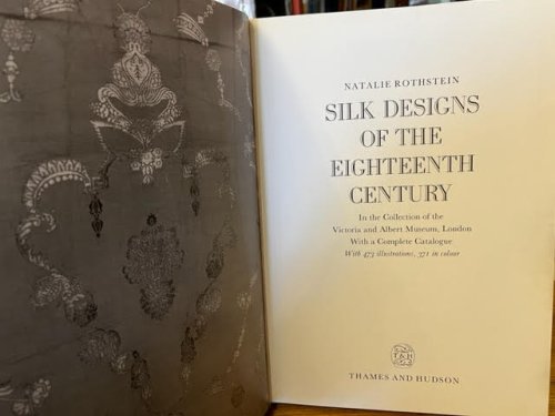 Silk Designs of the Eighteenth Century: In the Collection of the Victoria and Albert Museum, London. With a Complete Calalogue