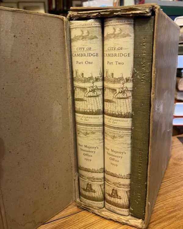 An Inventory of the Historical Monuments in the City of Cambridge [Two Volumes + map]