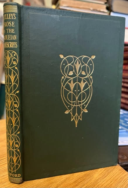 Shelley's Prose in the Bodleian Manuscripts