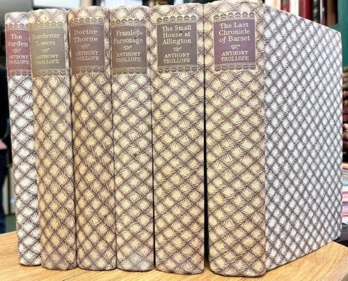The Chronicles of Barsetshire: The Warden. Barchester Towers. Dr. Thorne. Framley Parsonage. The Small House at Allington. The Last Chronicle of Barset. In six volumes.