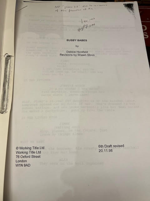 Busby Babes [screenplay]