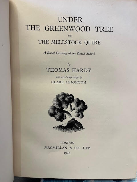 Under The Greenwood Tree or The Mellstock Quire: A Rural Painting of the Dutch School