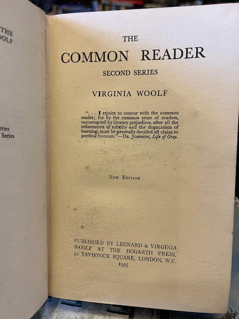 The Common Reader: Second Series