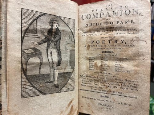 The pleasing companion, or guide to fame, in the sciences of logic, or the art of reasoning, metaphysics or the Principles of Human Knowledge and the art of poetry . exemplified in a judicious selection, from the works of Milton, Pope, Butler, Virgil .
