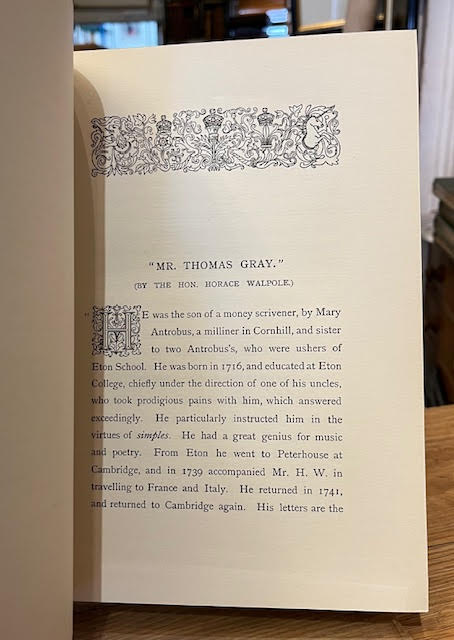 Poems by Thomas Gray