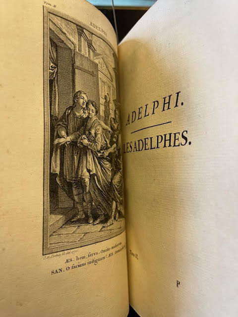Les Comedies de Terence. Traduction Nouvelle, avec le Texte Latin a Cote, et des Notes.