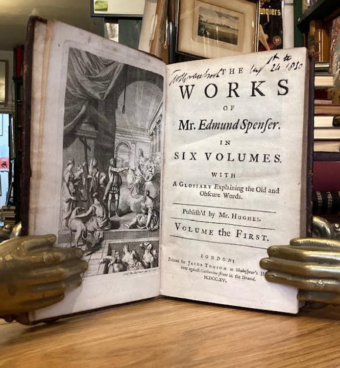 The Works of Edmund Spenser. In Six Volumes. With a Glossary Explaining the Old and Obscure Words.