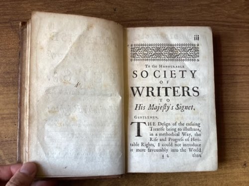 A Treatise Concerning The Origin and Progress of Fees; or, The Constitution and Transmission of Heritable Rights: Being a Supplement to Spotiswood's Introduction to the Knowledge of the Stile of Writs