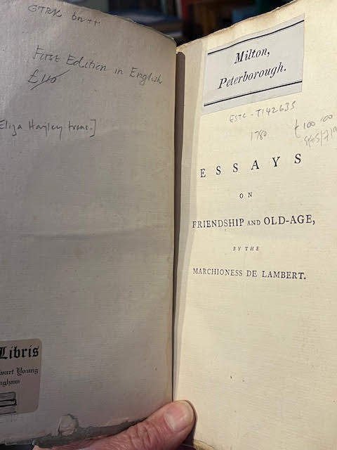 Essays on Friendship and Old-Age