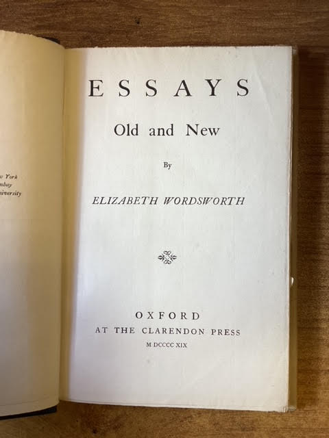 Essays Old and New