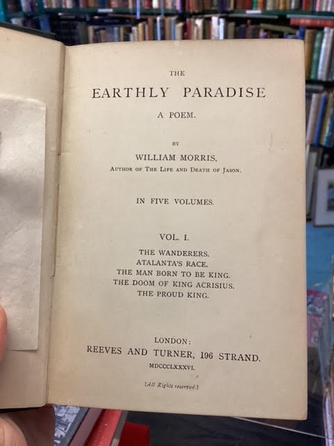 The Earthly Paradise, a Poem